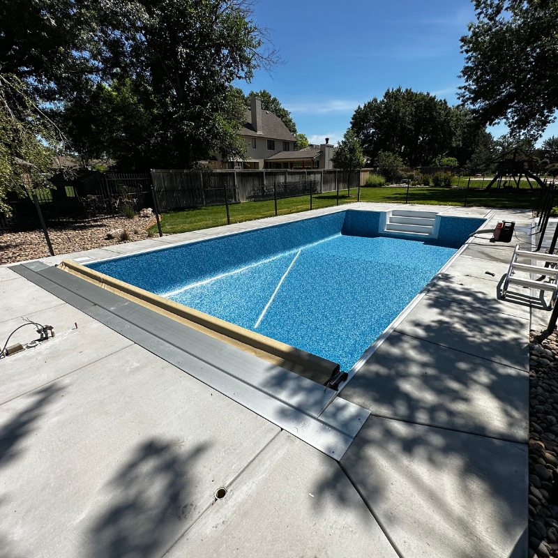 Cruz pool-before progress